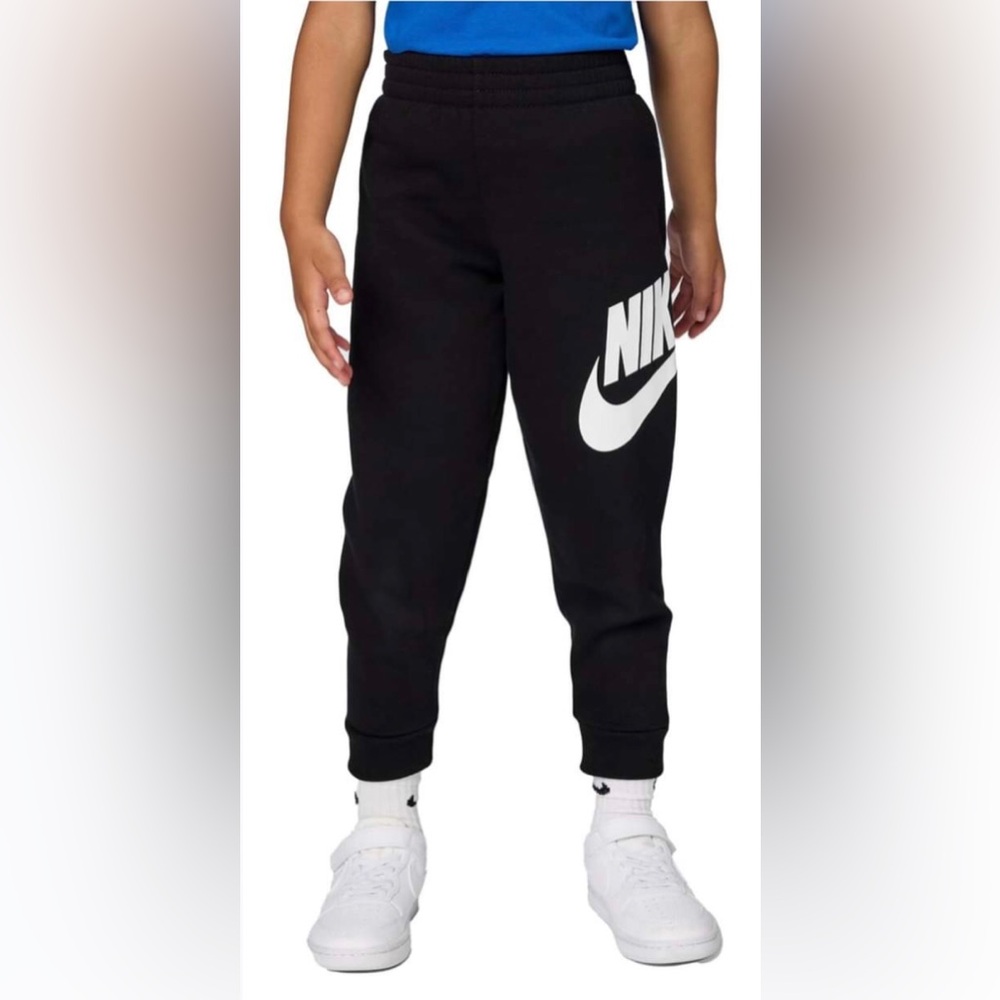 Nike Black Sweat Joggers with White Logo